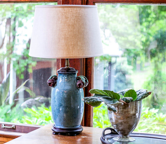 Slant Modified Empire Hardback Lampshade with Washer Fitter, Heather