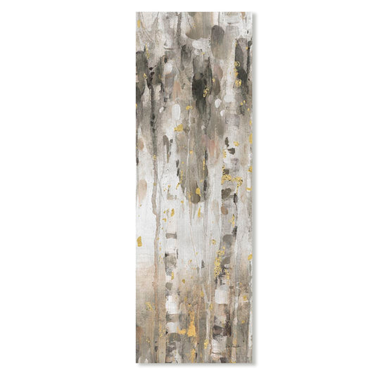 The Forest IV Neutral, Fine Art Giclee Print on Gallery Wrap Canvas, 24" x 72"