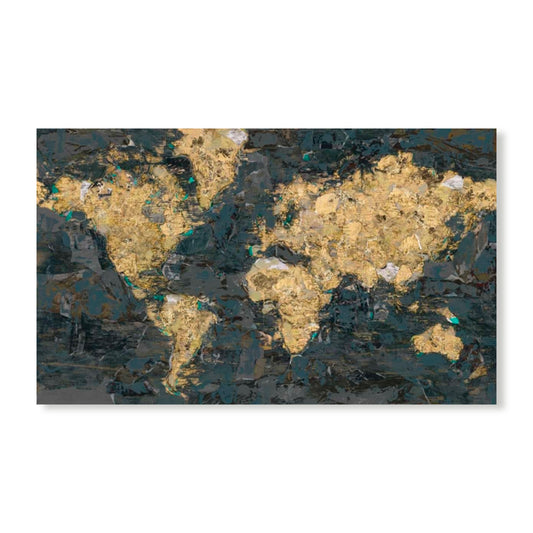 Golden Globe, Fine Art Giclee Print on Gallery Wrap Canvas, 50" x 30"