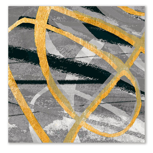Grey Dance I, Fine Art Giclee Print on Gallery Wrap Canvas, 30" x 30"