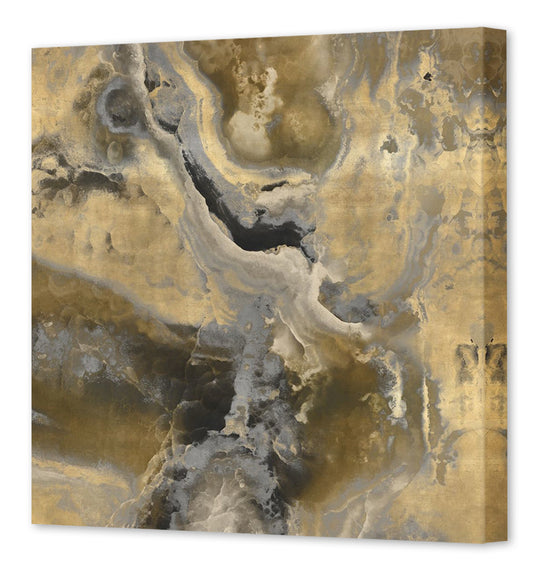STONE WITH GOLD AND GRAY II