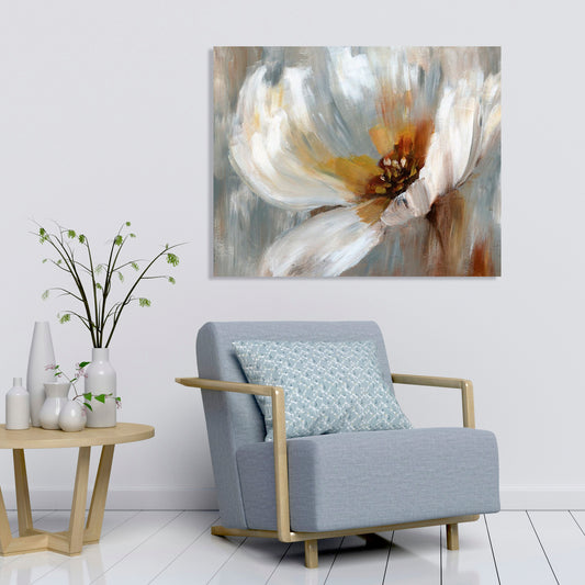 Emboldened Poppy, Fine Art Giclee Print on Gallery Wrap Canvas, 37" x 30"