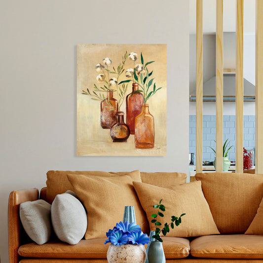 Cotton Still Life II, Fine Art Giclee Print on Gallery Wrap Canvas, 30" x 38"