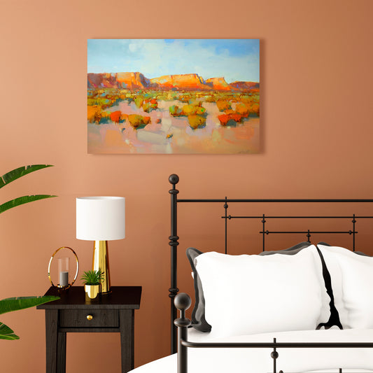 Canyon View, Fine Art Giclee Print on Gallery Wrap Canvas, 24" x 16"