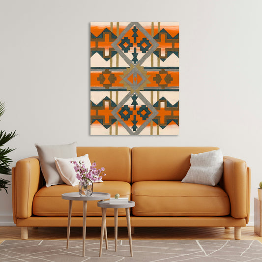 RIVer Canyon IV, Fine Art Giclee Print on Gallery Wrap Canvas, 30" x 38"