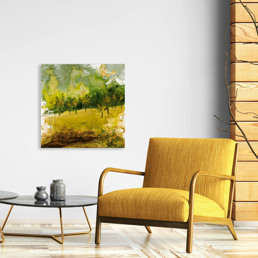 Griffith Park II, Fine Art Giclee Print on Gallery Wrap Canvas, 30" x 30"