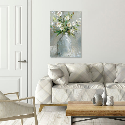 Country Bouquet, Fine Art Giclee Print on Gallery Wrap Canvas, 30" x 45"