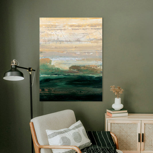 Suffolk Trees I, Fine Art Giclee Print on Gallery Wrap Canvas, 30" x 40"