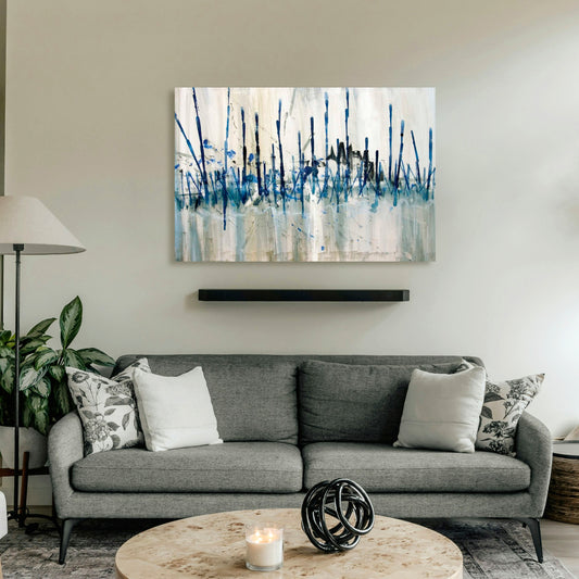 Marshes Edge, Fine Art Giclee Print on Gallery Wrap Canvas, 44" x 30"