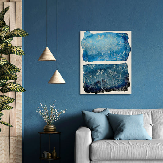 Exotic Islands I, Fine Art Giclee Print on Gallery Wrap Canvas, 30" x 38"