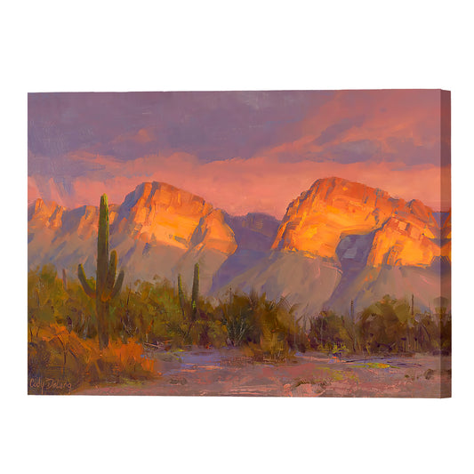 Magic Hour, Fine Art Giclee Print On Gallery Wrap Canvas, 24" x 32"