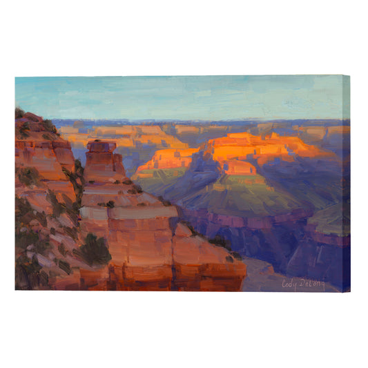 Morning Color, Fine Art Giclee Print On Gallery Wrap Canvas, 24" x 36"