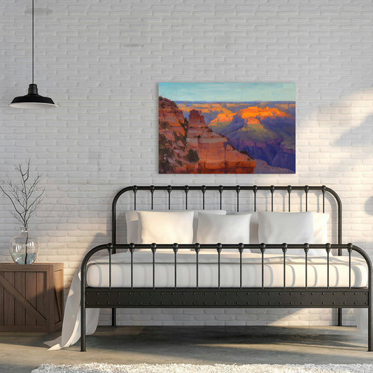 Morning Color, Fine Art Giclee Print On Gallery Wrap Canvas, 24" x 36"