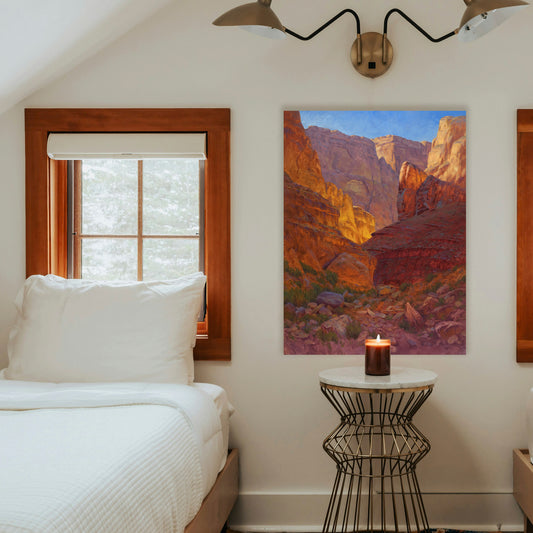 Mile 202 Canyon, Fine Art Giclee Print On Gallery Wrap Canvas, 40" x 30"