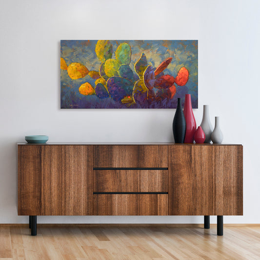 Eye Of The Beholder, Fine Art Giclee Print On Gallery Wrap Canvas, 20" x 40"