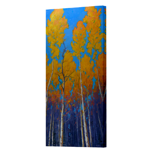 Deconstruction Of The Aspen Reign, Fine Art Giclee Print On Gallery Wrap Canvas, 40" x 20"