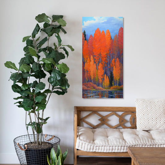 Celebration, Fine Art Giclee Print On Gallery Wrap Canvas, 40" x 20"