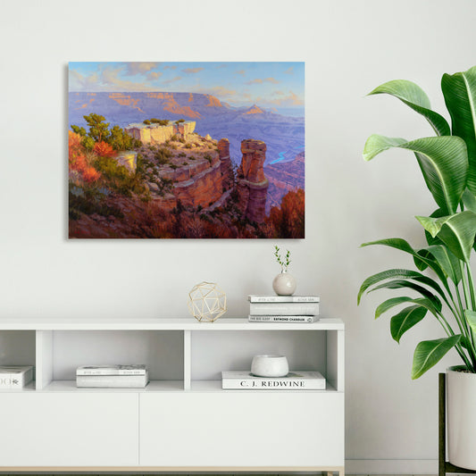 Castles In The Sky, Fine Art Giclee Print On Gallery Wrap Canvas, 30" x 40"