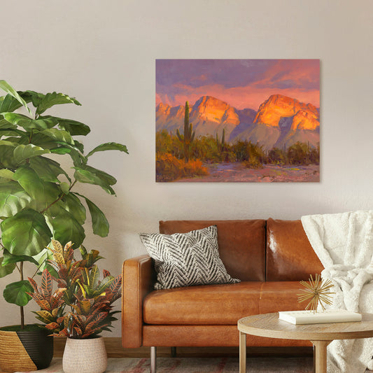 Magic Hour, Fine Art Giclee Print On Gallery Wrap Canvas, 30" x 40"