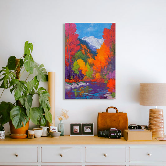 Bold Autumn, Fine Art Giclee Print On Gallery Wrap Canvas, 30" x 20"