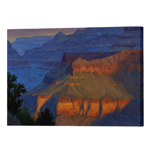 Blue Morning, Fine Art Giclee Print On Gallery Wrap Canvas, 20" x 30"