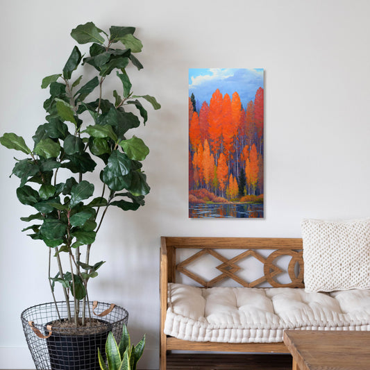 Celebration, Fine Art Giclee Print On Gallery Wrap Canvas, 30" x 15"