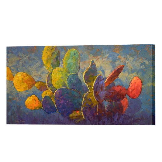Eye Of The Beholder, Fine Art Giclee Print On Gallery Wrap Canvas, 15" x 30"