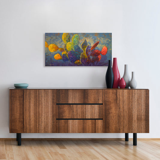 Eye Of The Beholder, Fine Art Giclee Print On Gallery Wrap Canvas, 15" x 30"