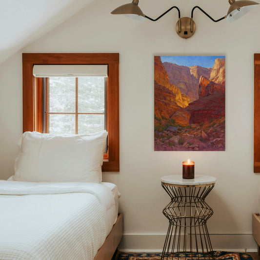 Mile 202 Canyon, Fine Art Giclee Print On Gallery Wrap Canvas, 32" x 24"