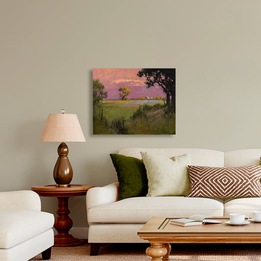 Afternoon Delight, Fine Art Giclee Print On Gallery Wrap Canvas, 24" x 30"