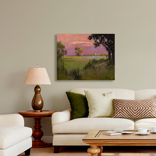 Afternoon Delight, Fine Art Giclee Print On Gallery Wrap Canvas, 32" x 40"