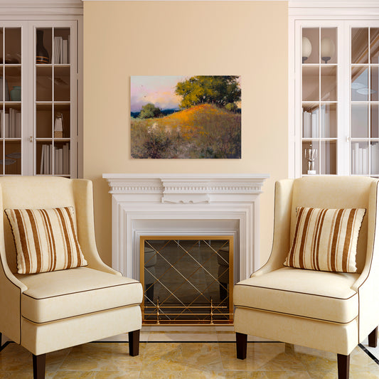 Evening Splendor, Fine Art Giclee Print On Gallery Wrap Canvas, 24" x 32"