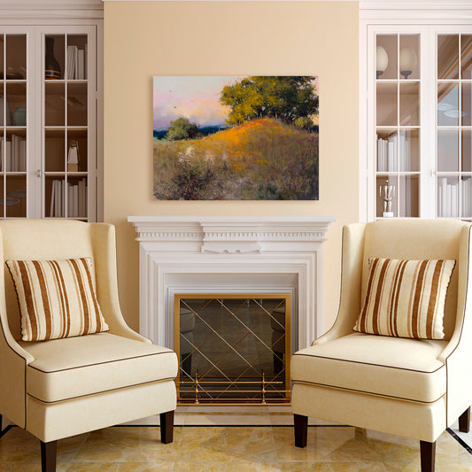 Evening Splendor, Fine Art Giclee Print On Gallery Wrap Canvas, 30" x 40"