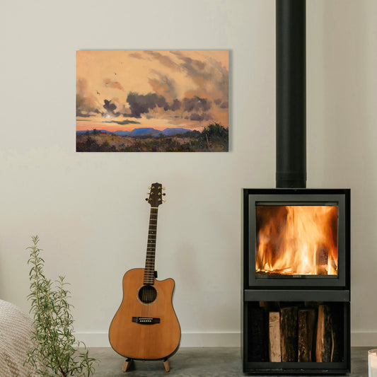 In The Big Lonesome, Fine Art Giclee Print On Gallery Wrap Canvas, 20" x 30"