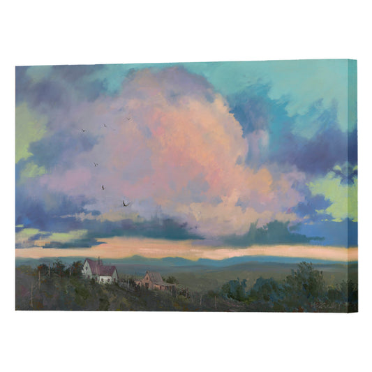 Still Of The Evening, Fine Art Giclee Print On Gallery Wrap Canvas, 24" x 36"