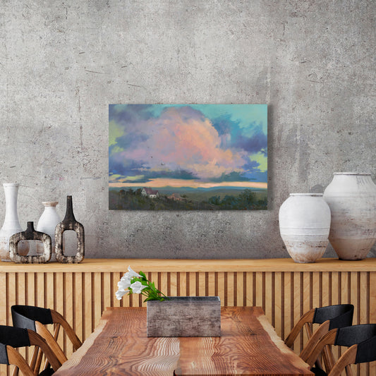 Still Of The Evening, Fine Art Giclee Print On Gallery Wrap Canvas, 24" x 36"