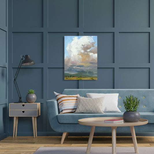 Thunder Over The Gap, Fine Art Giclee Print On Gallery Wrap Canvas, 32" x 24"
