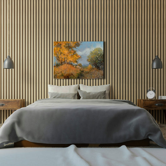 Visitors Welcome, Fine Art Giclee Print On Gallery Wrap Canvas, 30" x 40"