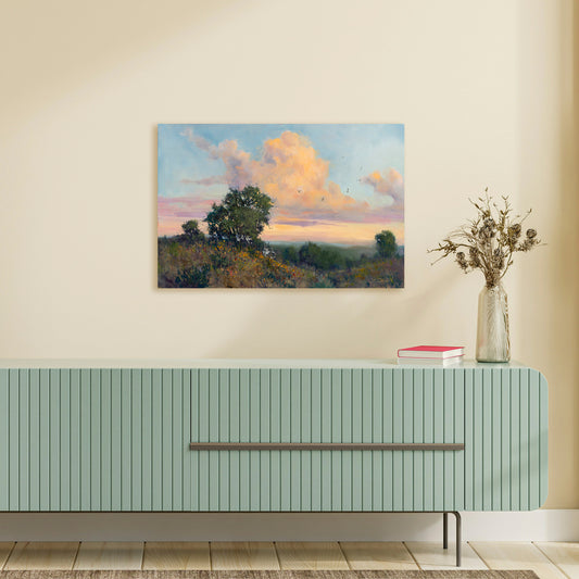 Wild Garden, Fine Art Giclee Print On Gallery Wrap Canvas, 20" x 30"
