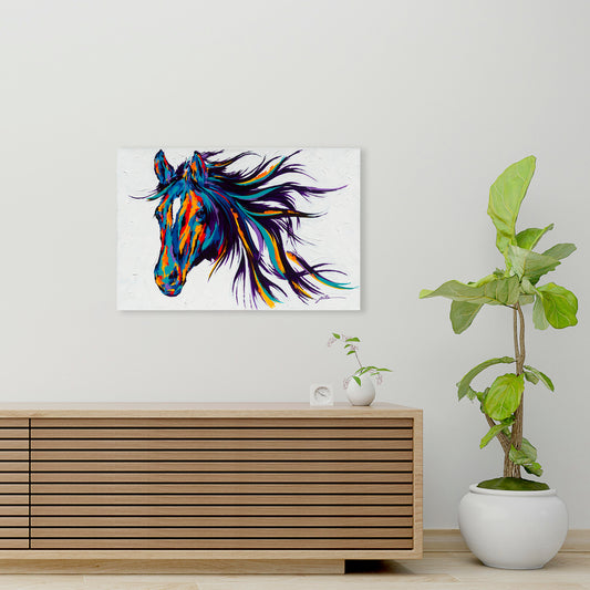 Midnight, Fine Art Giclee Print On Gallery Wrap Canvas, 24" x 36"