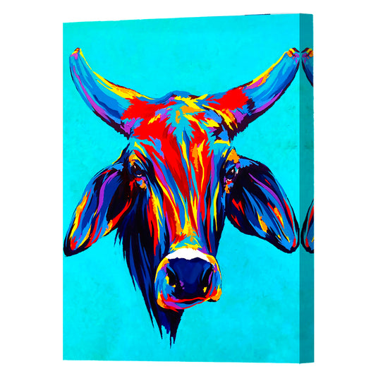 Apache, Fine Art Giclee Print On Gallery Wrap Canvas, 32" x 24"