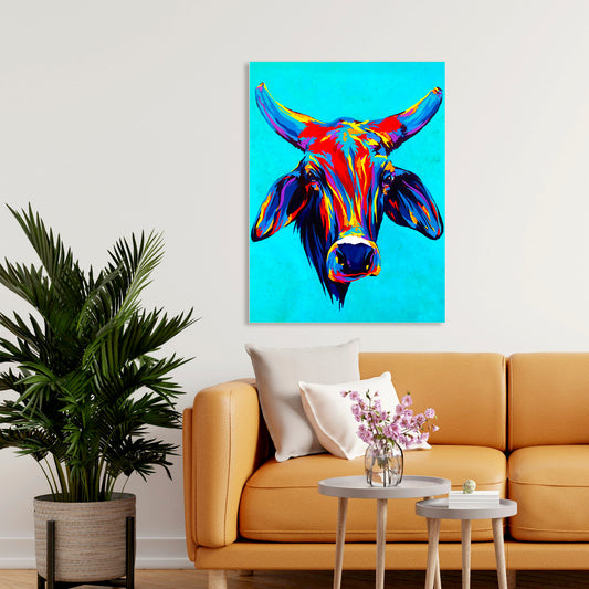 Apache, Fine Art Giclee Print On Gallery Wrap Canvas, 40" x 30"