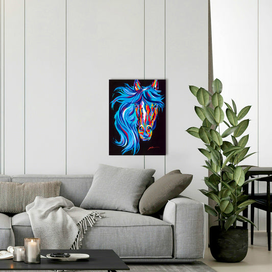 Dakota, Fine Art Giclee Print On Gallery Wrap Canvas, 32" x 24"