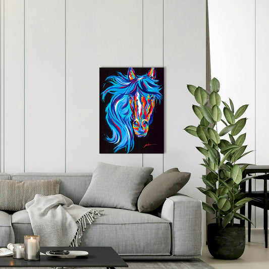 Dakota, Fine Art Giclee Print On Gallery Wrap Canvas, 40" x 30"