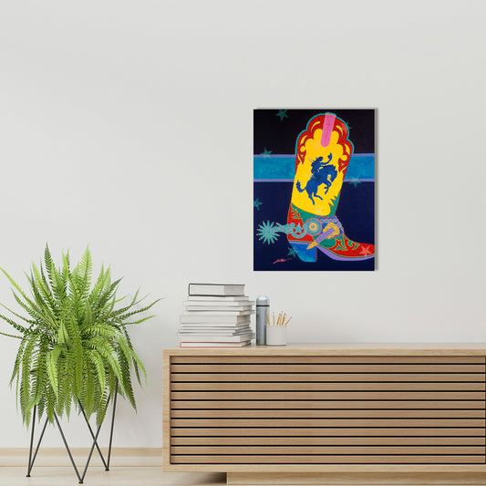 Starz, Fine Art Giclee Print On Gallery Wrap Canvas, 32" x 24"