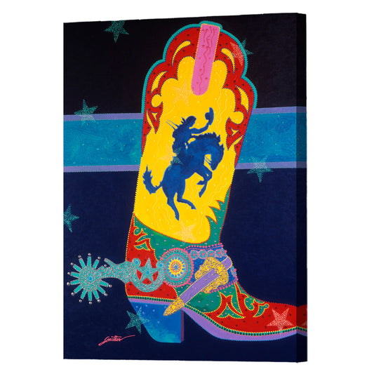Starz, Fine Art Giclee Print On Gallery Wrap Canvas, 40" x 30"