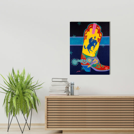 Starz, Fine Art Giclee Print On Gallery Wrap Canvas, 40" x 30"
