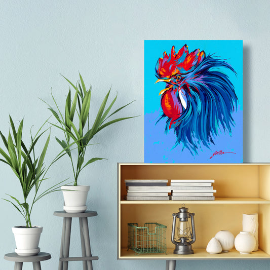 Wake Up Call, Fine Art Giclee Print On Gallery Wrap Canvas, 40" x 32"