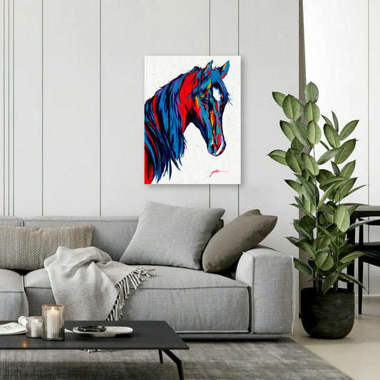 Scarlett, Fine Art Giclee Print On Gallery Wrap Canvas, 40" x 30"
