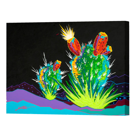 Desert Rose, Fine Art Giclee Print On Gallery Wrap Canvas, 24" x 30"